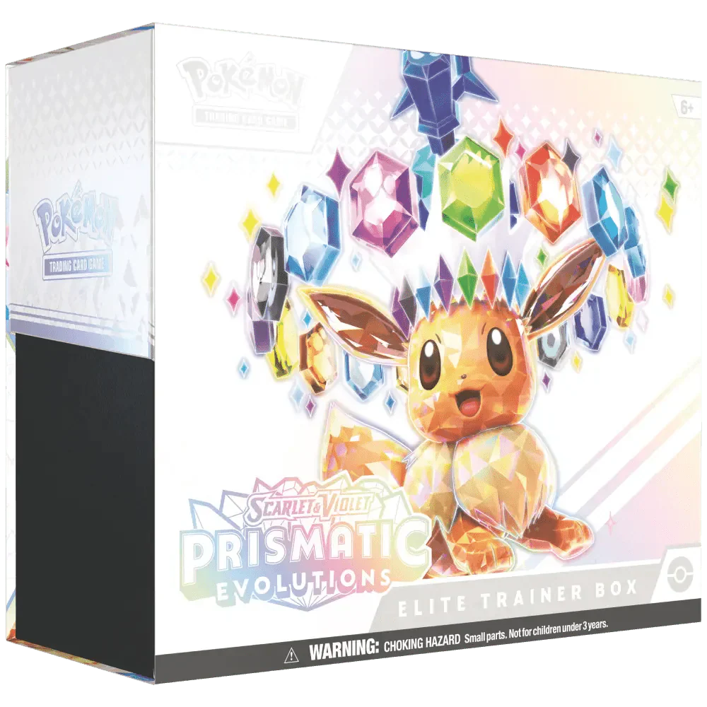 Pokemon Prismatic Evolution Elite Trainer Box premium collectible