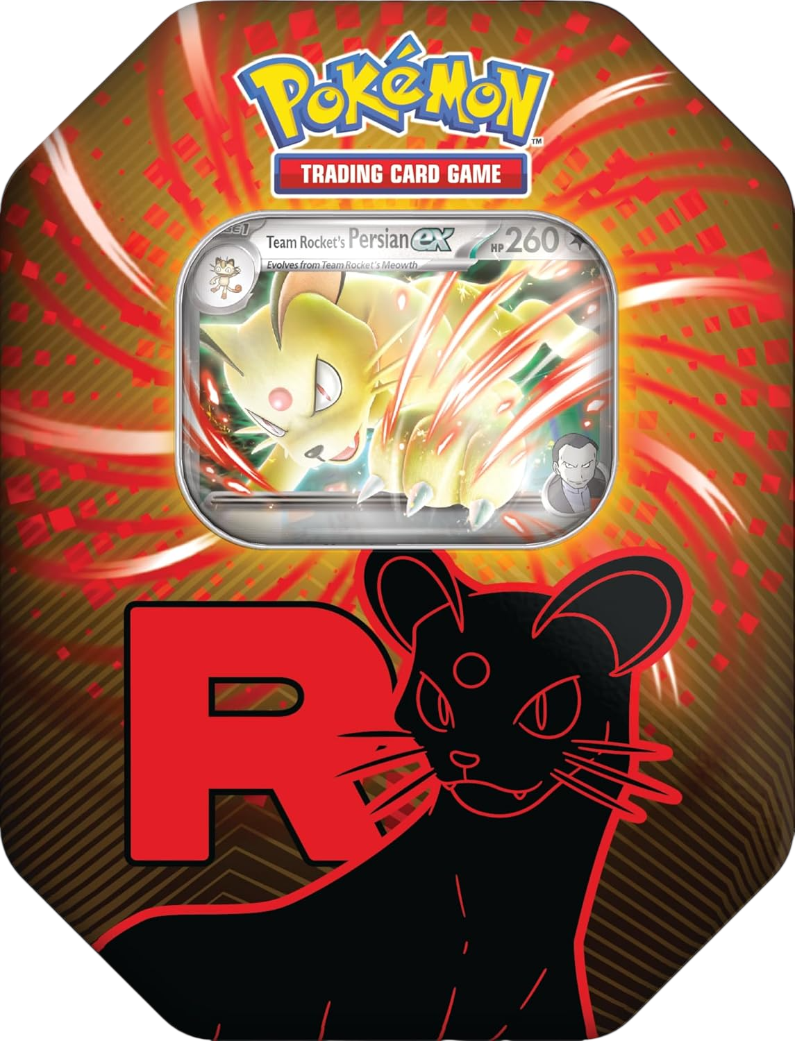 Pokemon Team Rocket Tins - Persian premium collectible