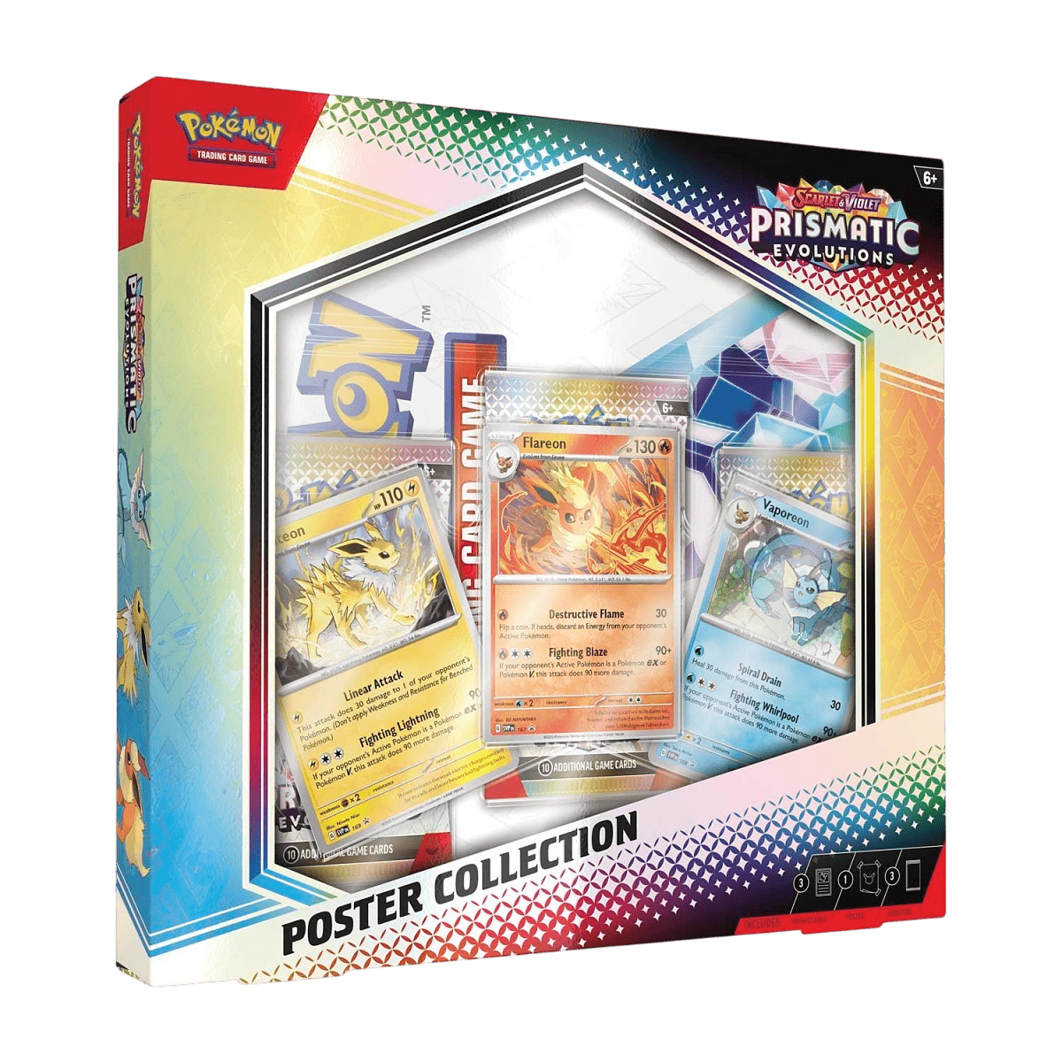 Pokemon Prismatic Evolutions Poster Collection Box premium collectible