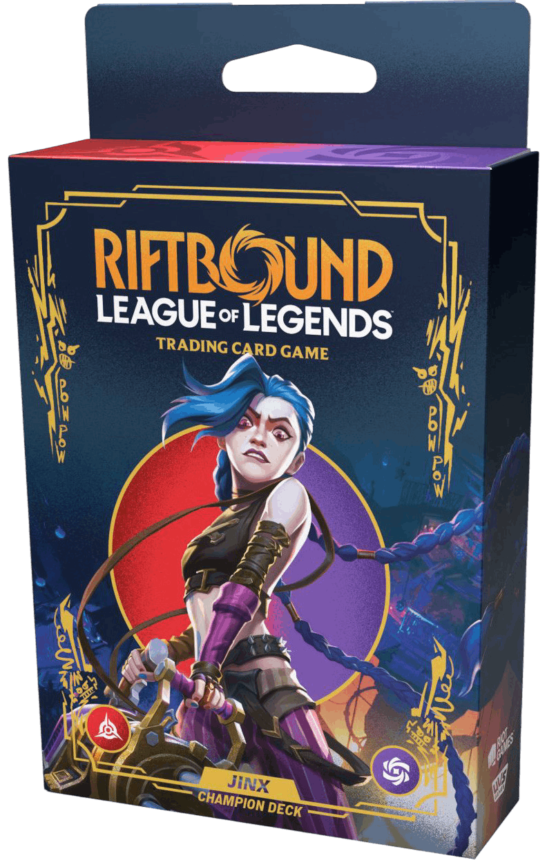 Riftbound: League of Legends TCG - Set 01 - Origins Champion Deck: Jinx premium collectible