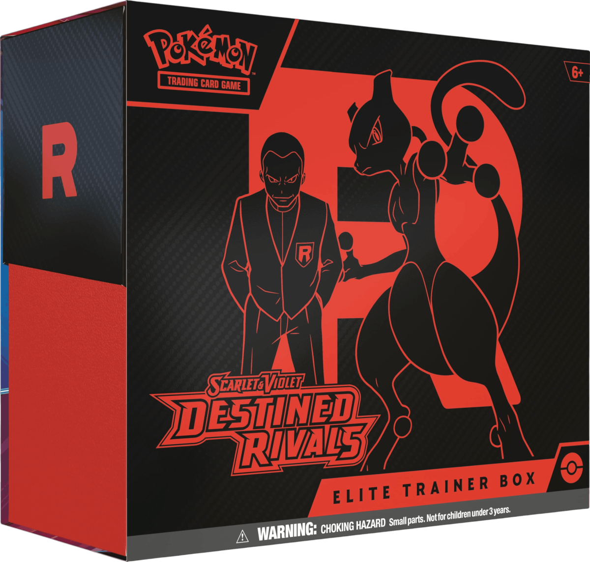 Pokémon TCG Scarlet & Violet Destined Rivals Elite Trainer Box with Team Rocket’s Wobbuffet promo and 9 booster packs