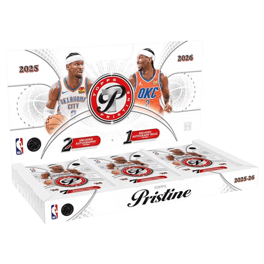2025-26 Topps Pristine Basketball Hobby Box featuring NBA stars, rookies and autograph cards